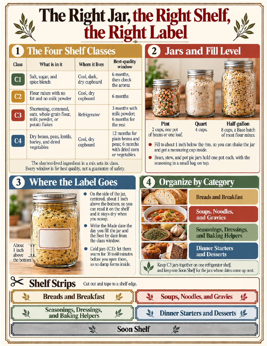Inside page of the Companion: The Right Jar, the Right Shelf, the Right Label